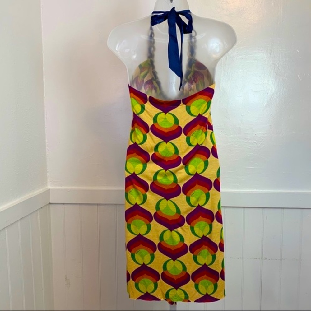 T-Bags Colorful Open Back Mini Dress USA | XS